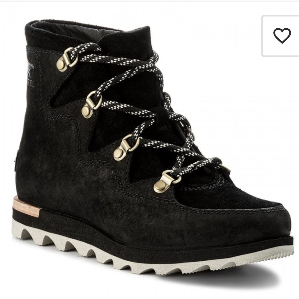 Sorel Sneakchic Alpine Womens Black Boots 7 Bootie